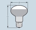 OSRAM HALOGEN ENERGY SAVER SPOT R80