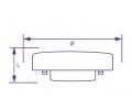 Светодиодная лампа FL-LED GX53 8W Светодиодная лампа FL-LED GX53 8W