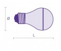 Светодиодная лампа FL-LED-A60 10W E27 Светодиодная лампа FL-LED-A60 10W E27
