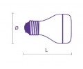 Светодиодная лампа FL-LED-R63 10W E14 Светодиодная лампа FL-LED-R63 10W E14