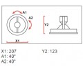 Светильник Lival First LED DL Circle