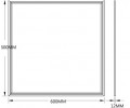 Adara LED Slim 4000K Серебристый Adara LED Slim 4000K Серебристый