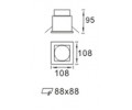 Avior LED 23 4000K Серебристый