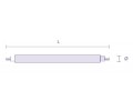 Светодиодная лампа FL-LED-T8 G13 Светодиодная лампа FL-LED-T8 G13