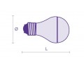 Светодиодная лампа FL-LED-A60 8W E27 Светодиодная лампа FL-LED-A60 8W E27