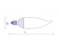 Светодиодная лампа FL-LED-BA 5W E14 Светодиодная лампа FL-LED-BA 5W E14