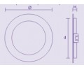 Светодиодный светильник FL-LED PANEL-R