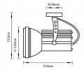 Светильник трековый FORA AR111