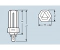 OSRAM DULUX T PLUS для электромагнитных ПРА