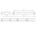 Светильники LTX с призматическим рассеивателем